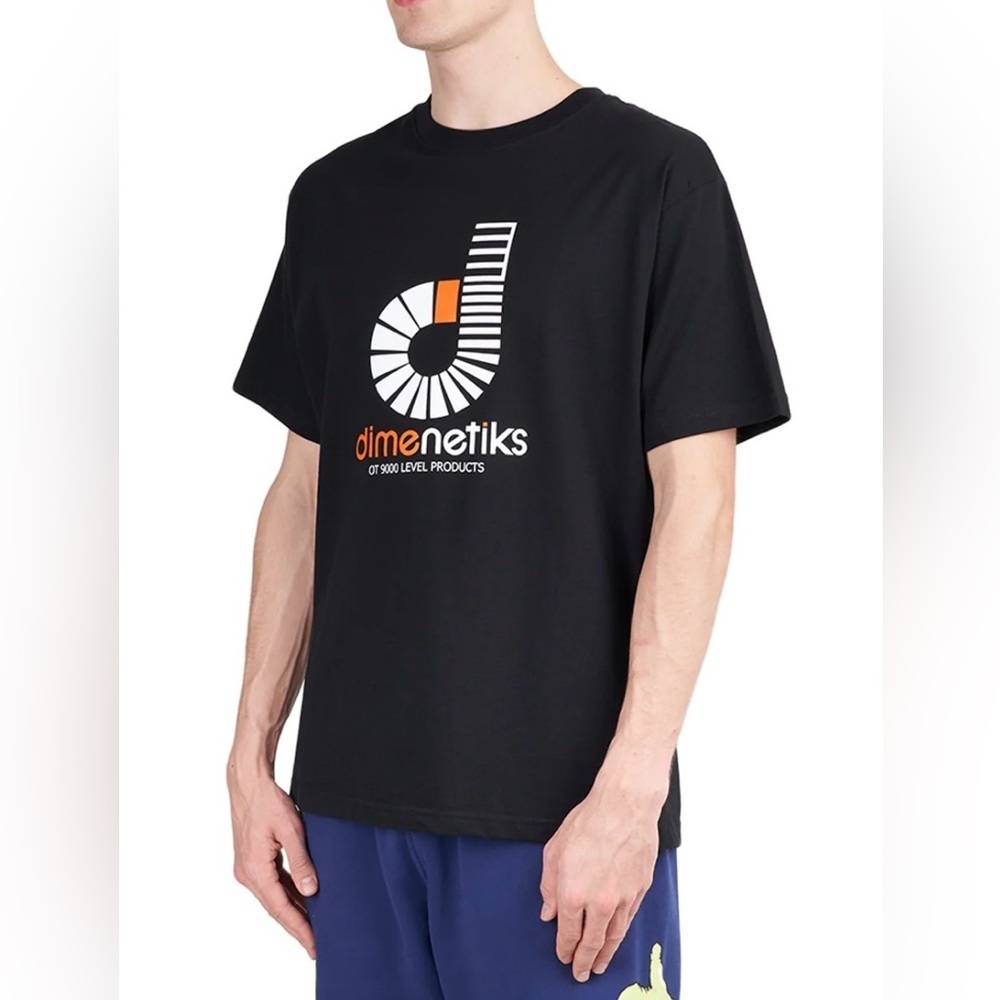 Dime Dimenetiks Black Graphic Tee T-Shirt Men's Small